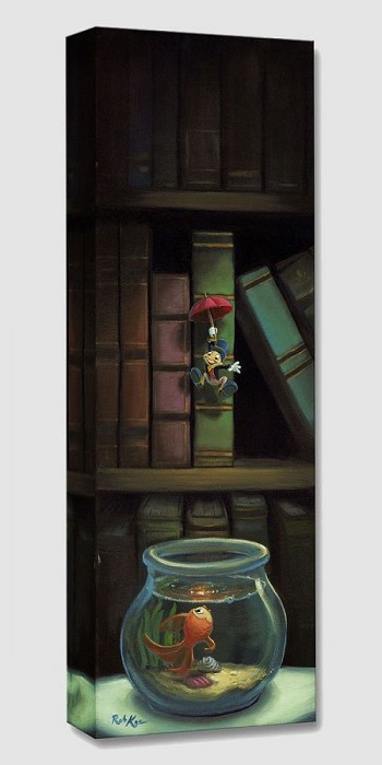 Rob Kaz  Dropping In From Pinocchio Gallery Wrapped Giclee On Canvas