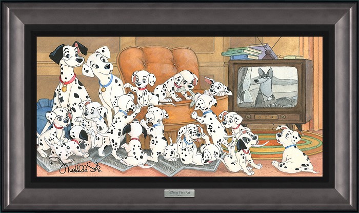 Michelle St Laurent Family Movie Night Framed Giclee On Canvas