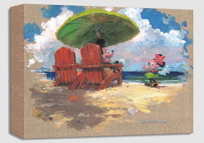 James Coleman Shorefront Hula Gallery Wrapped Giclee On Canvas