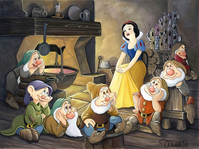 Michelle St Laurent Someday From Snow White and the Seven Dwarfs Giclee On Canvas