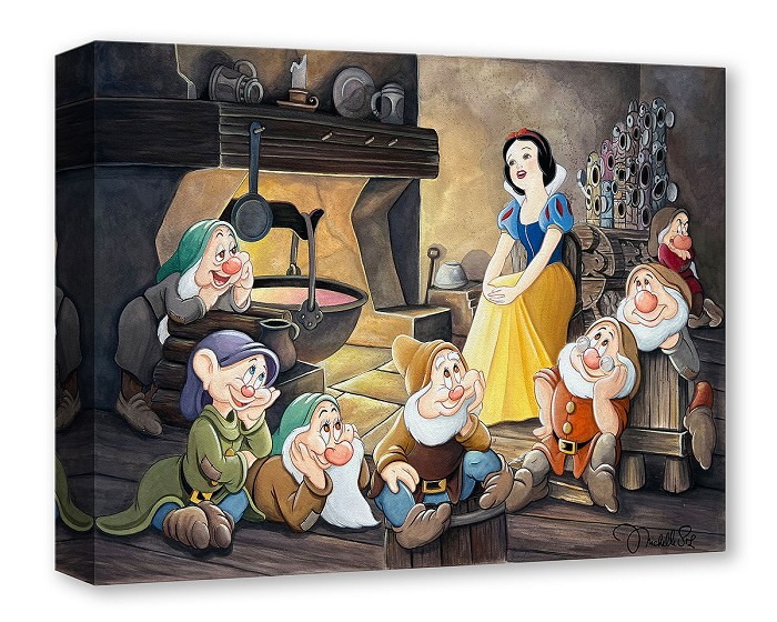 Michelle St Laurent Someday From Snow White and the Seven Dwarfs Gallery Wrapped Giclee On Canvas