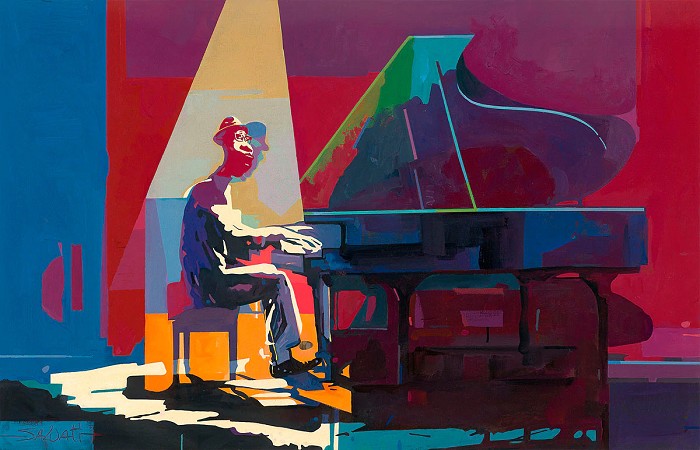 Jim Salvati The Soul of Music From the Movie Soul Gallery Wrapped Giclee On Canvas