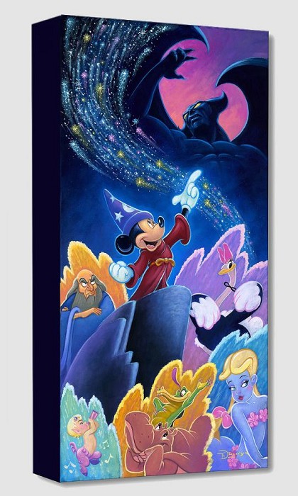 Tim Rogerson Splashes of Fantasia From Fantasia Gallery Wrapped Giclee On Canvas