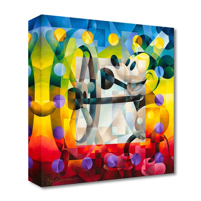 Tom Matousek Steamboat Willie Hand-Embellished Giclee on Canvas