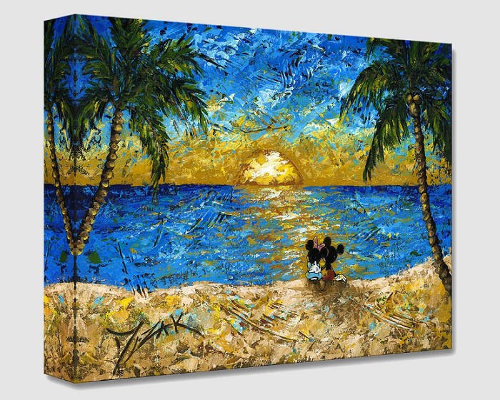 Trevor Mezak Sunset for Minnie and Me Gallery Wrapped Giclee On Canvas