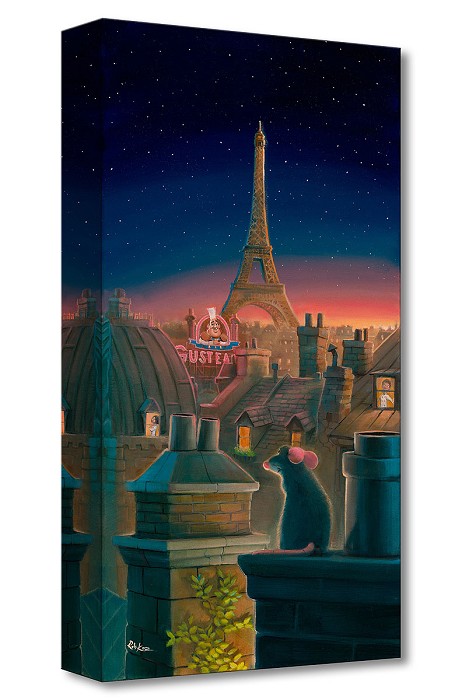 Rob Kaz  A Taste of Paris From Ratatouille Gallery Wrapped Giclee On Canvas