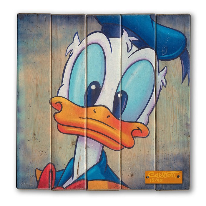 Trevor Carlton The Eyes Have It Giclee On Reclaimed Wood 