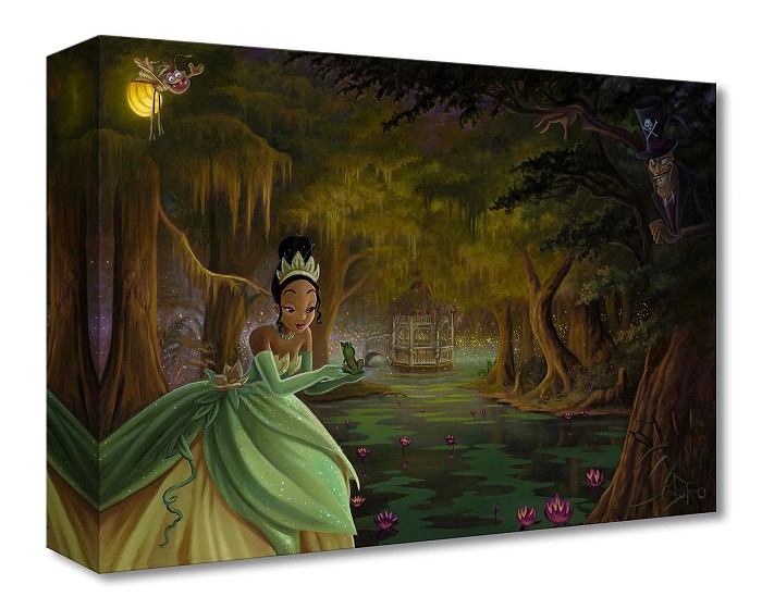 Jared Franco Tiana's Enchantment From The Princess and the Frog Giclee On Canvas