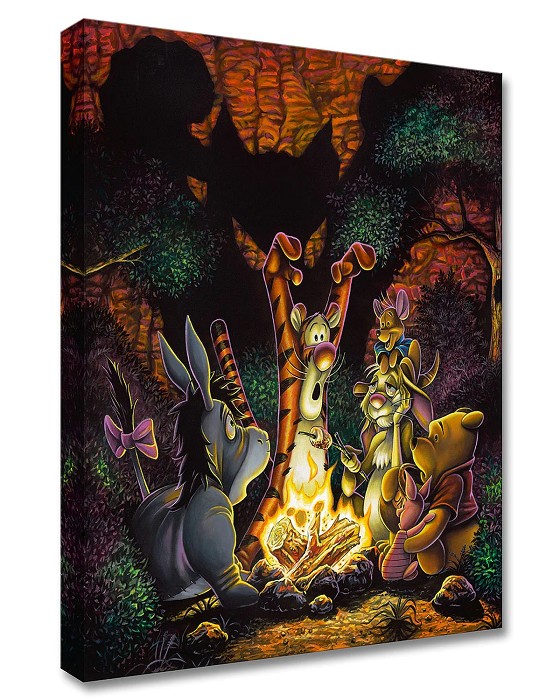 Craig Skagg Tigger's Spooky Tale Gallery Wrapped Giclee On Canvas