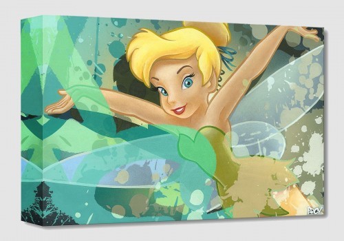 Arcy Tinker Bell From Peter Pan Giclee On Canvas