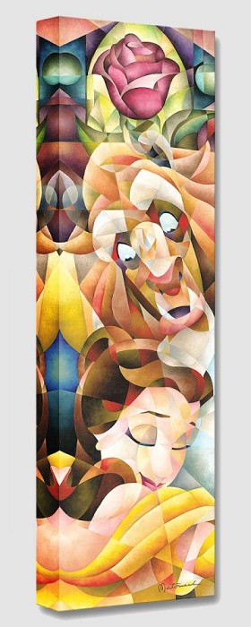 Tom Matousek True Love's Embrace From Beauty And The Beast Gallery Wrapped Giclee On Canvas