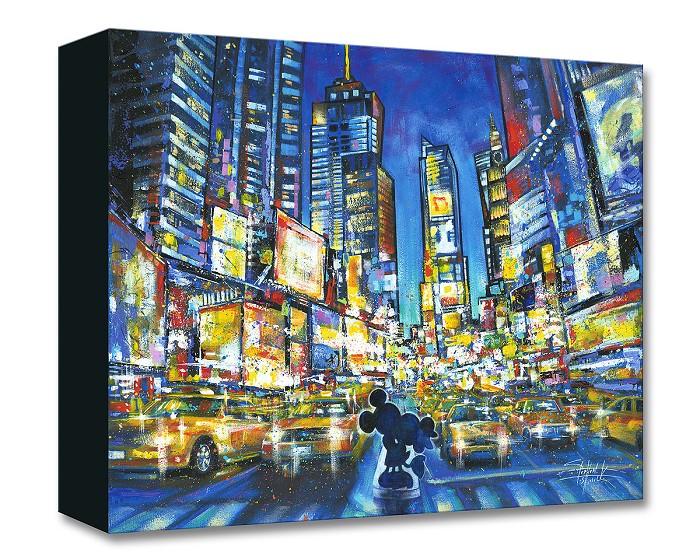 Stephen Fishwick You, Me and the City Gallery Wrapped Giclee On Canvas