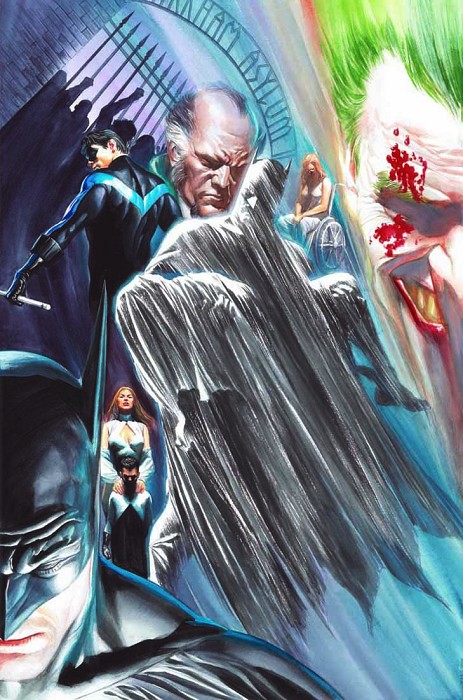 Alex Ross Batman Last Rites Giclee On Canvas