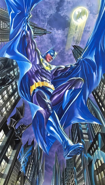 Alex Ross Dark Knight Detective - Oversized International Edition Giclee On Canvas Artist Proof