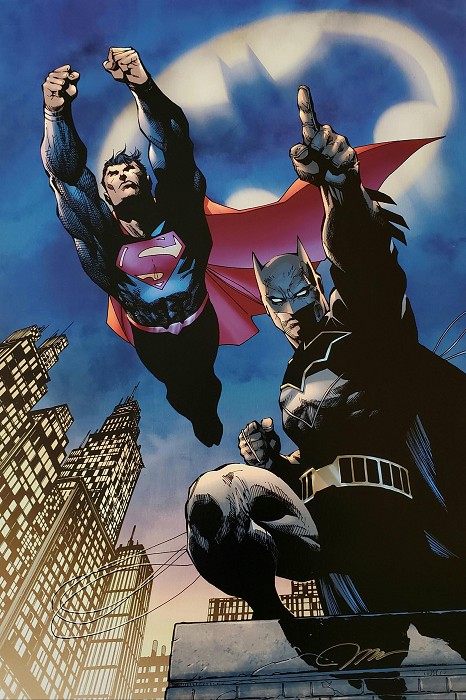 Jim Lee Heroes Unite! Giclee On Paper