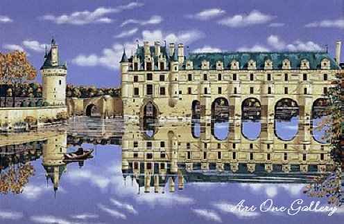 Liudmila Kondakova Chenonceaux on Koji Paper 