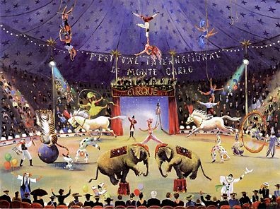 Sally Caldwell Fisher Monte Carlo Cirque 