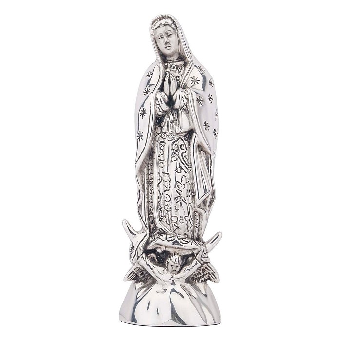 Dargenta Silver Virgin of Guadalupe Figurine 