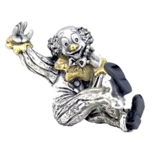 Dargenta Silver Clown Figurine 