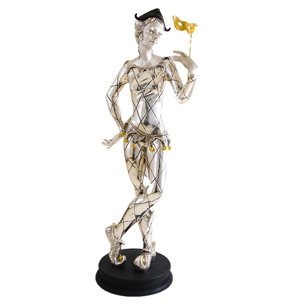 Dargenta Silver Columbine Woman Statue 