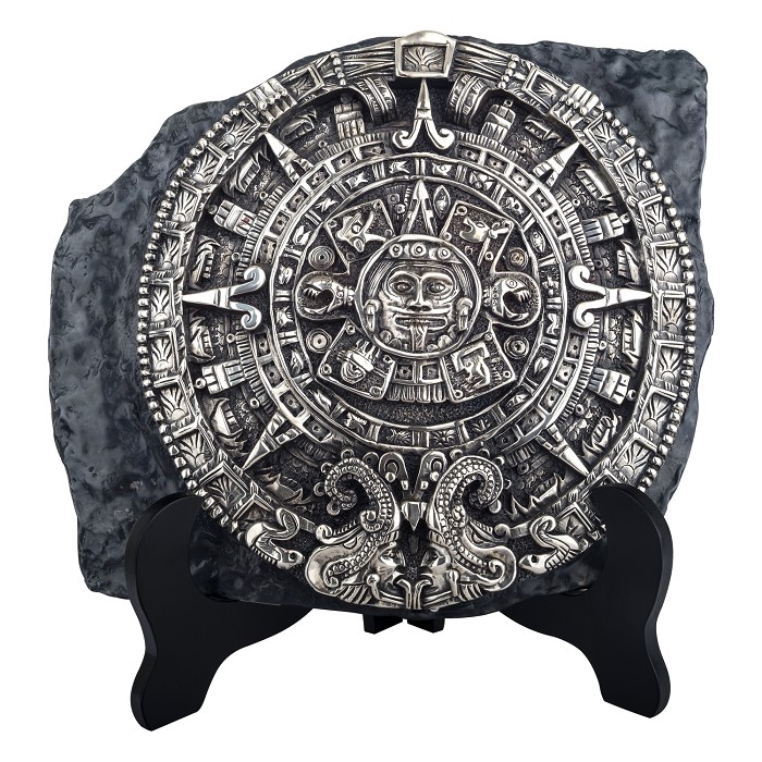 Dargenta Aztec Calendar Figurine 