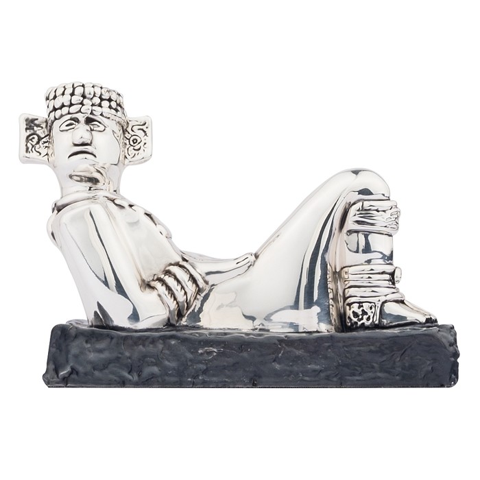 Dargenta Silver Chac Mool Statue 
