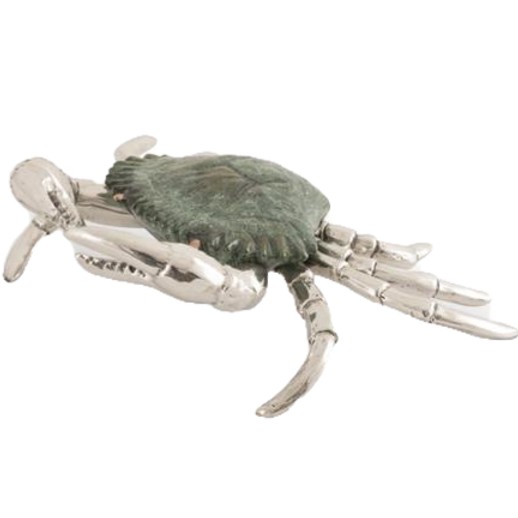 Dargenta Silver Blue Crab Statue 