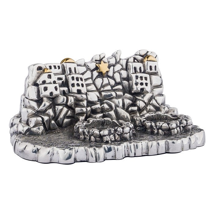 Dargenta Silver Shabbat Candle Holder 