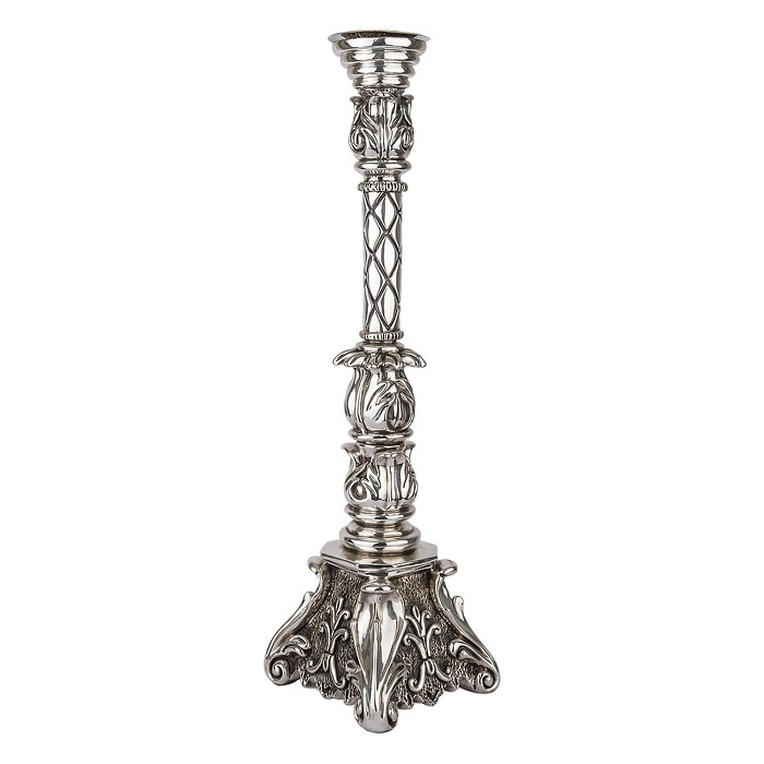 Dargenta Corinthian Silver Candle Holder 