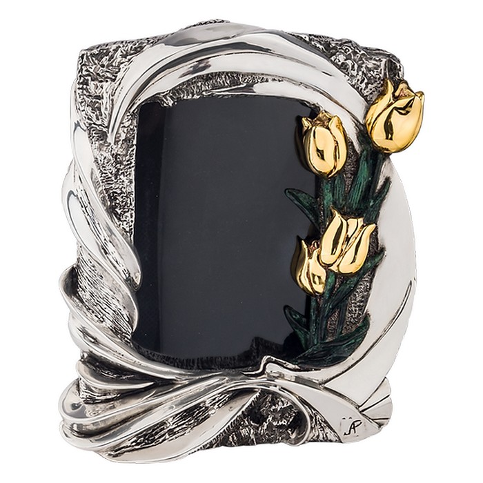 Dargenta Silver Photo Frame Tulips 