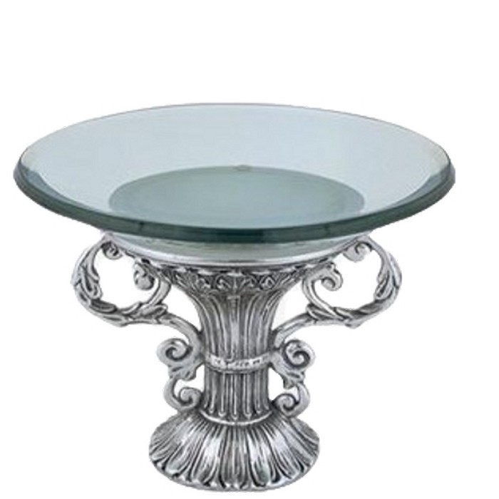 Dargenta Silver Candy Bowl with glass 