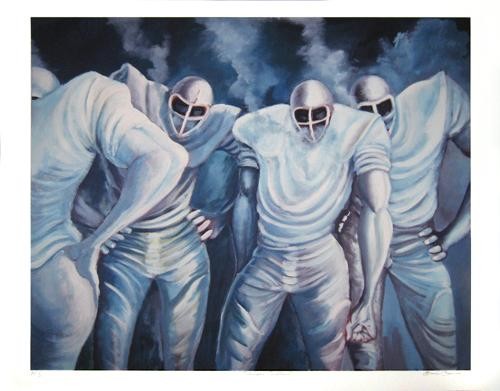 Ernie Barnes Climatic Conditions Giclee On Paper African American