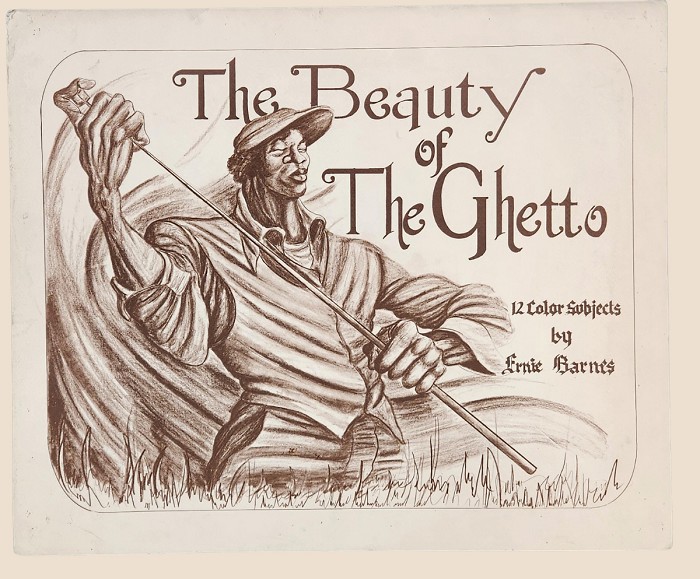Ernie Barnes The Beauty Of The Ghetto  Portfolio Cover 