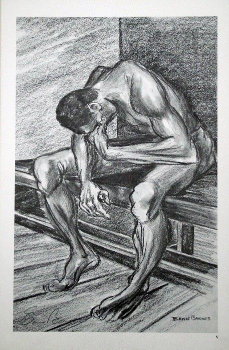 Ernie Barnes To Know Defeat Artist Signed Lithograph