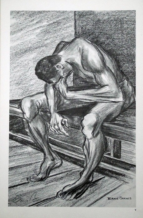 Ernie Barnes To Know Defeat Artist Signed Lithograph African