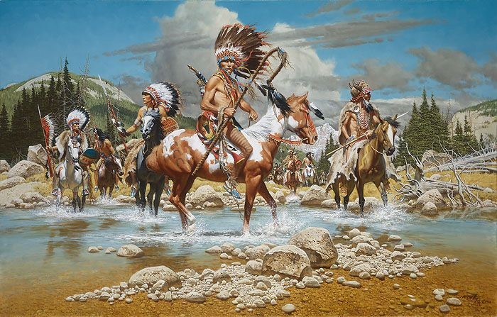 Frank McCarthy The Chiefs Giclee On Canvas