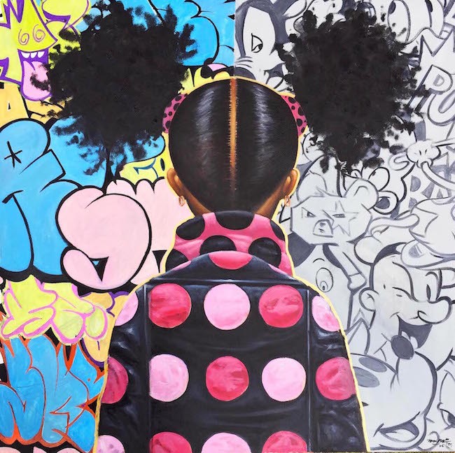 Frank Morrison GRAFFITI POP AND LOCS Giclee On Canvas