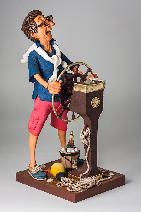 Guillermo Forchino The Weekend Captain Comical Art Sculpture
