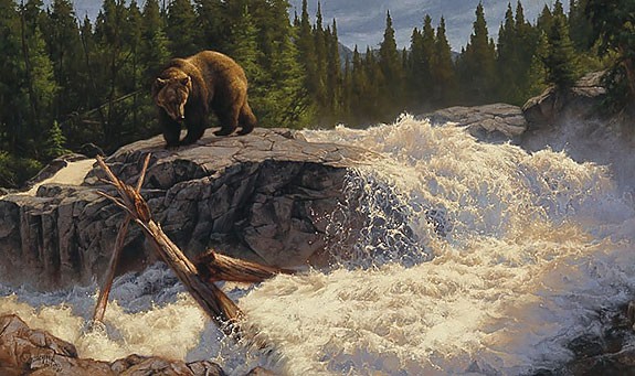 Greg Beecham The Cascades Canvas