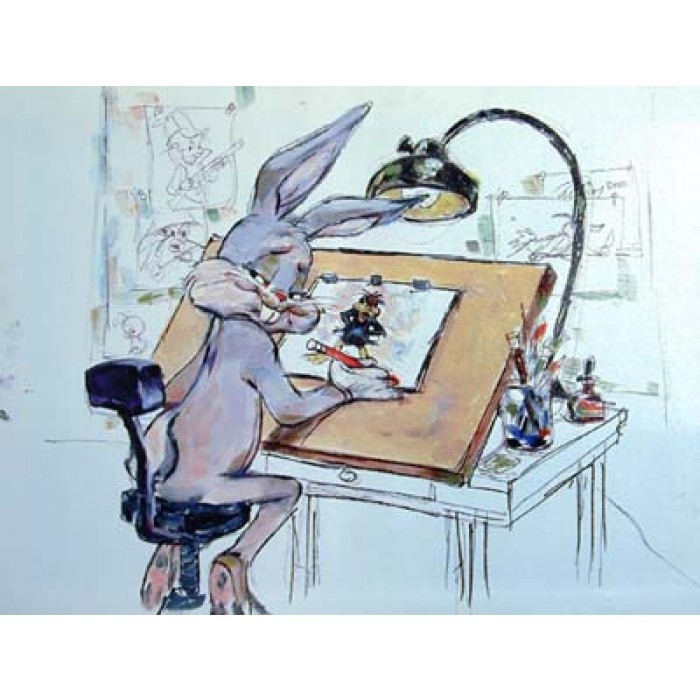 Chuck Jones Still A Stinka Giclee On Canvas