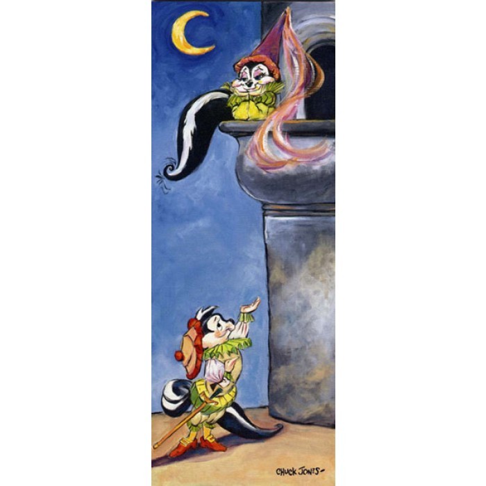 Chuck Jones Pepe Le Pew Romeo And Juliet Giclee On Canvas