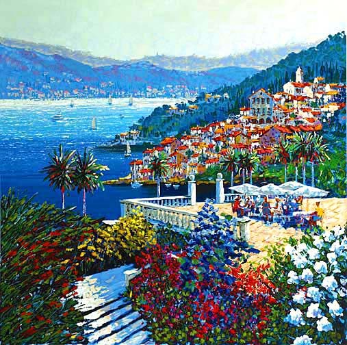 Kerry Hallam Coastal View Canvas Limited Edition Fine Art