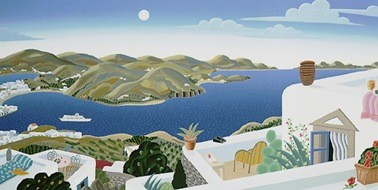 Thomas McKnight Patmos Panorama Right Panel 
