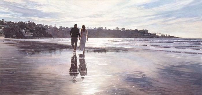 Steve Hanks Hold On to Your Dreams Giclee On Canvas
