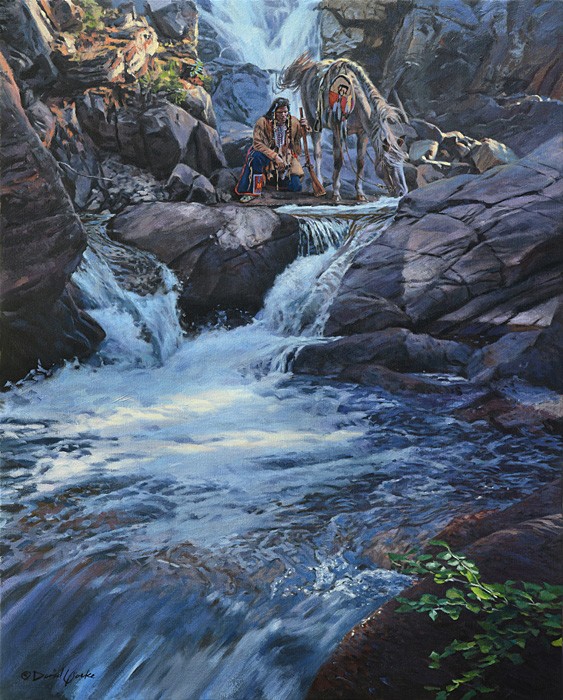 David Yorke The Waters Speak Giclee On Canvas