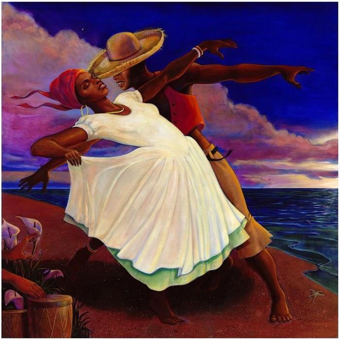 Gilbert Young CARRIBEAN PAS DE DEUX Giclee On Paper