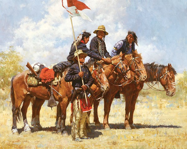 Howard Terpning ARMY REGULATIONS Lithograph