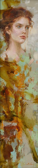 Irene Sheri Destiny Hand-Embellished Giclee on Canvas