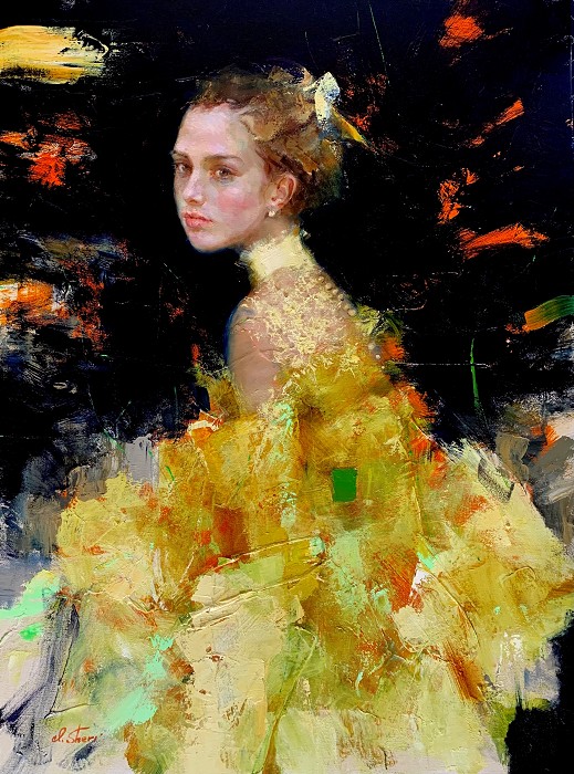 Irene Sheri Metamorphosis Hand-Embellished Giclee on Canvas