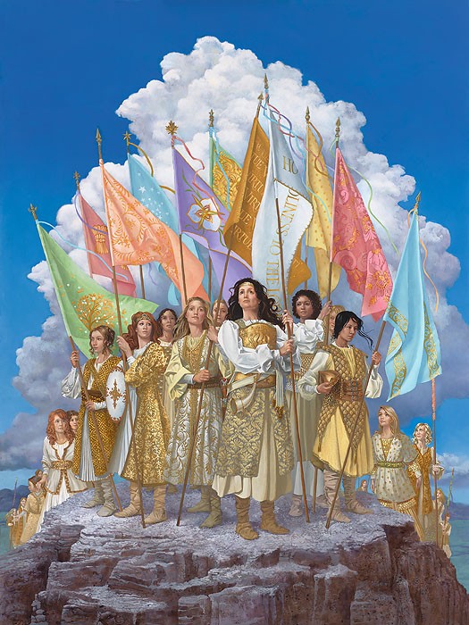 James Christensen Arise and Shine Forth OPEN EDITION Canvas